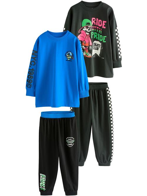 Next Nattøj  blå / gran / sort / hvid