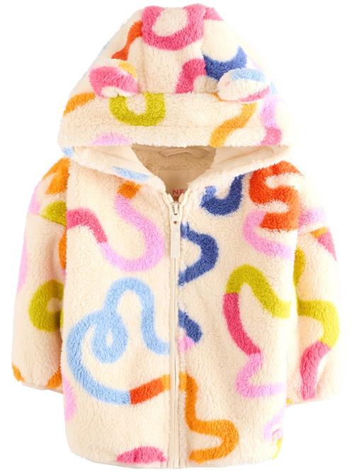 Next Fleecejakke  creme / blå / lyseblå / khaki