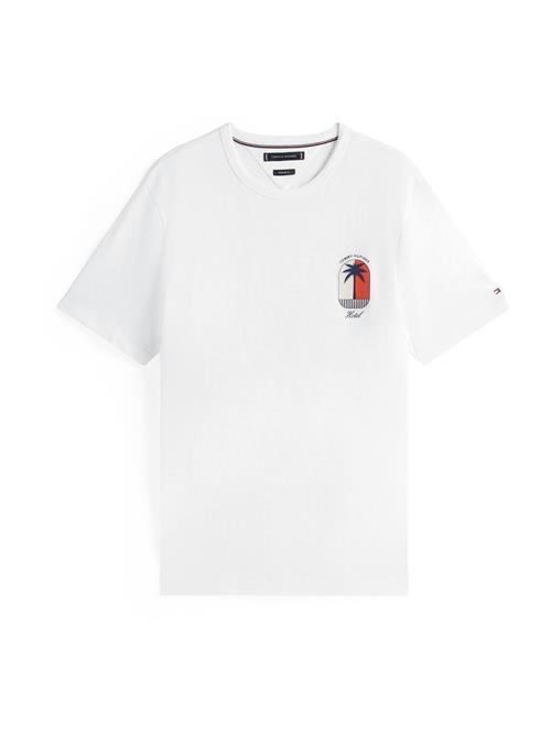 TOMMY HILFIGER Bluser & t-shirts 'Palm Tree'  natblå / lys rød / hvid
