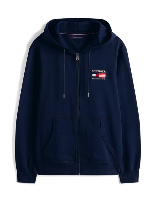 TOMMY HILFIGER Sweatjakke 'Americana'  navy / rød / hvid