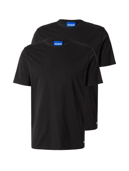 HUGO Bluser & t-shirts 'Naolo'  blå / sort / hvid