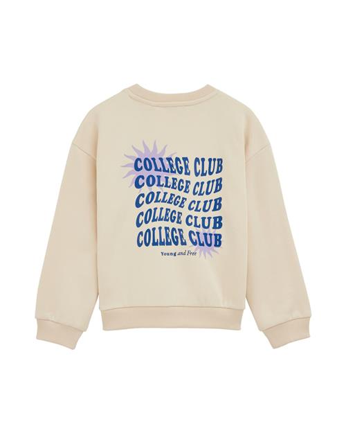 WE Fashion Sweatshirt  beige / blå / lilla