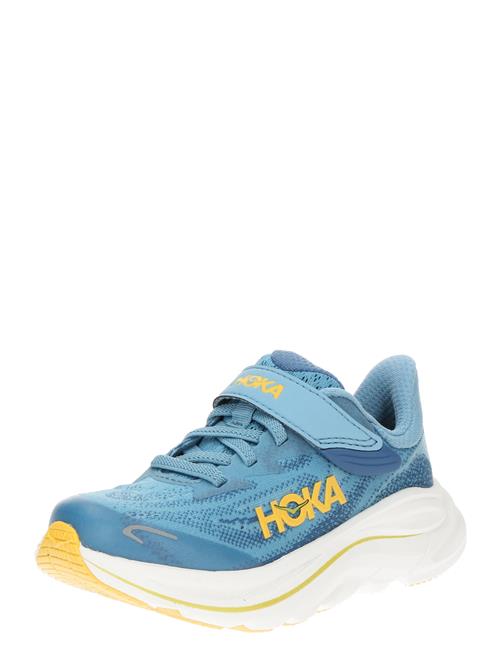 HOKA Sportssko 'CLIFTON 10'  royalblå / dueblå / gul