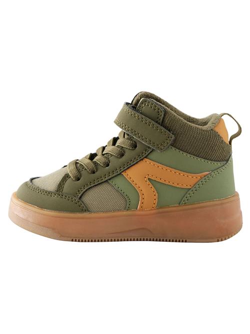 Next Sneakers  grøn / khaki / mørkeorange