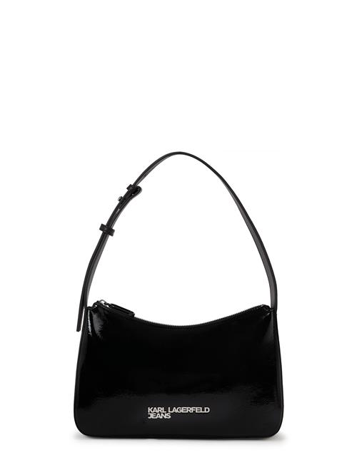 KARL LAGERFELD JEANS Skuldertaske  sort / sølv
