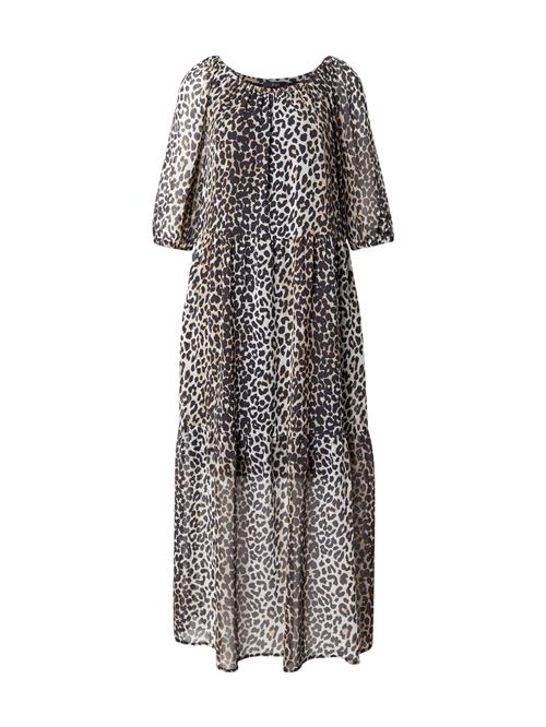 OUI Kjole  ecru / lysebeige / sort