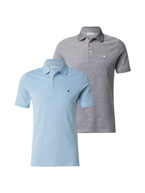 JACK & JONES Bluser & t-shirts 'JJEPAULOS'  lyseblå / grå-meleret
