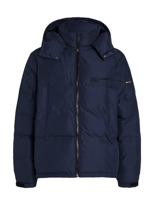 KARL LAGERFELD JEANS Vinterjakke  mørkeblå