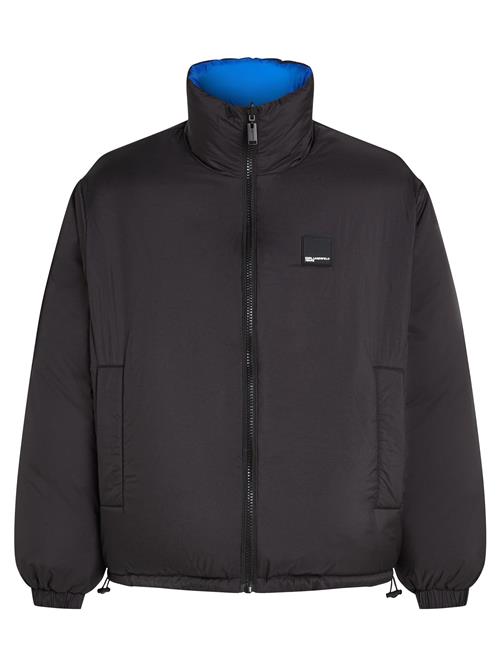 KARL LAGERFELD JEANS Vinterjakke  blå / sort