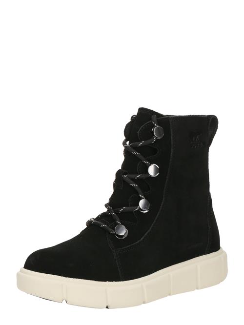 SOREL Snørestøvletter 'Explorer III Joan'  sort