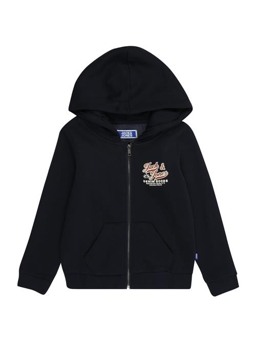 JACK & JONES MINI Sweatjakke  ecru / natblå / brun