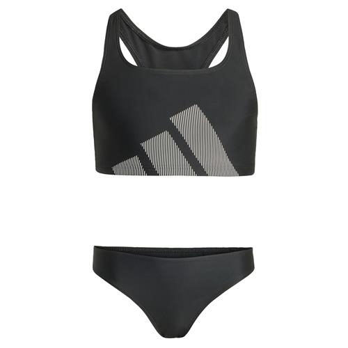 ADIDAS PERFORMANCE Sportsbademode 'Big Logo C-back Bikini Set'  sort / hvid