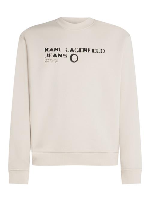 KARL LAGERFELD JEANS Sweatshirt  sort / hvid