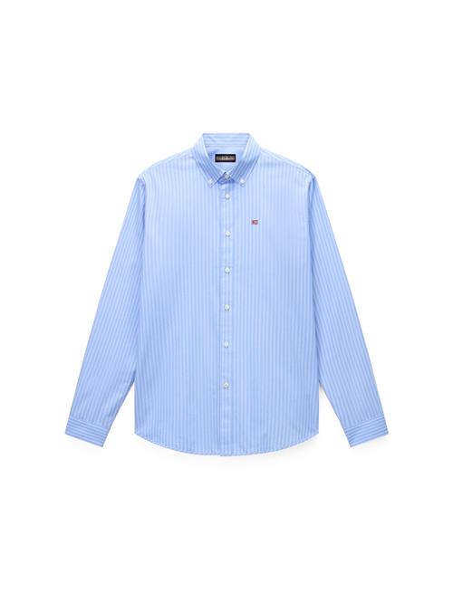 NAPAPIJRI Skjorte 'Terra'  dueblå / hvid