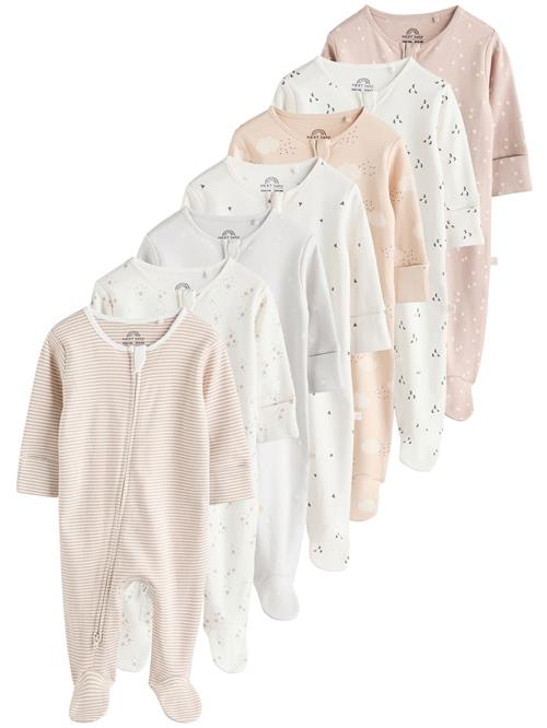 Next Nattøj  beige / lysegrå / lyserød / hvid