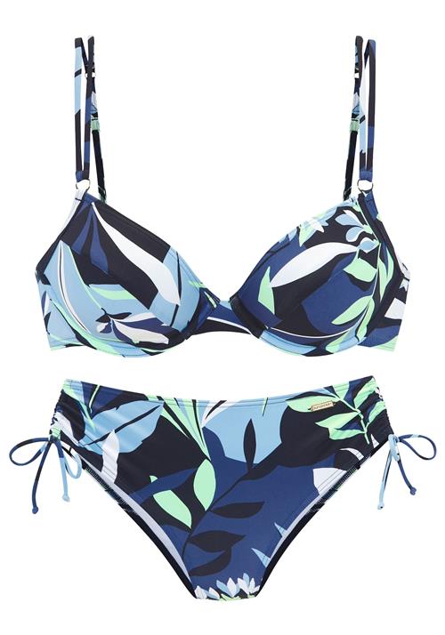 SUNSEEKER Bikini  navy / lyseblå / pastelgrøn / hvid