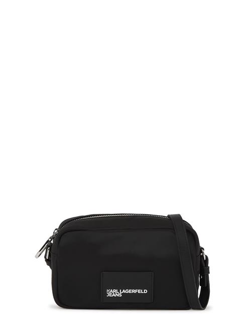 KARL LAGERFELD JEANS Skuldertaske  sort / hvid