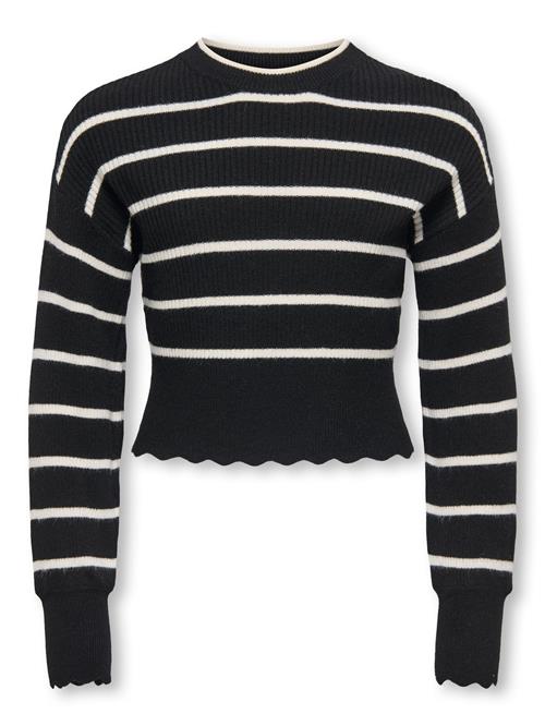ONLY GIRLS Pullover 'KOGIBI'  sort / hvid