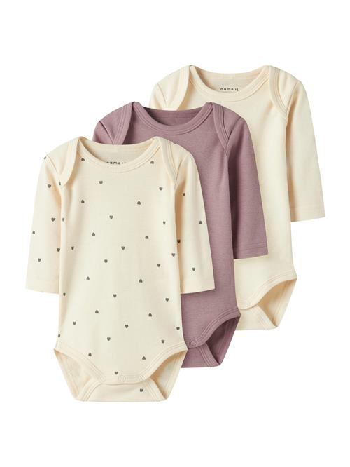 NAME IT Sparkedragt/Body  lysebeige / lyselilla