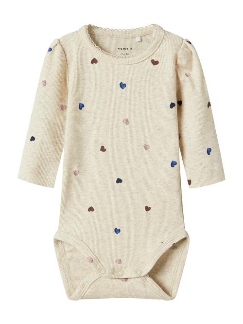 NAME IT Sparkedragt/Body 'NBFNutti'  creme / ensian / choko / lyserød