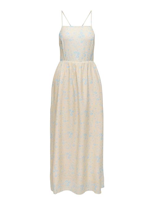 ONLY Strandkjole 'ONLEloise'  ecru / royalblå