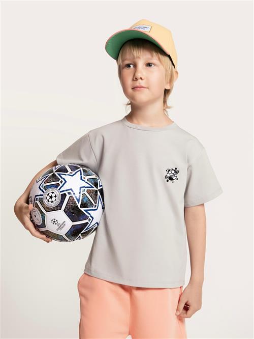 SATURNDAY Shirts 'Fußball'  grå