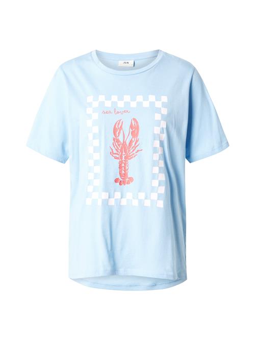 JDY Shirts 'JDYTINNE'  lyseblå / rød / hvid