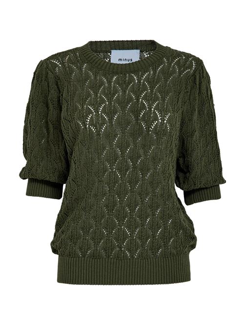 minus Pullover 'Lamina'  mørkegrøn