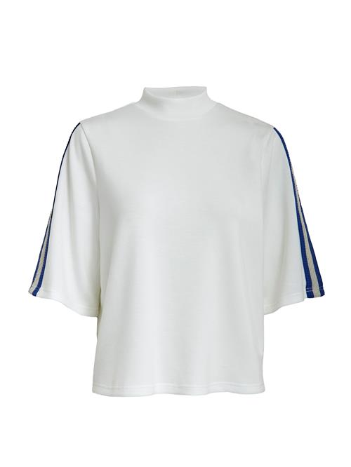 minus Shirts 'Sarah'  blå / uldhvid / naturhvid