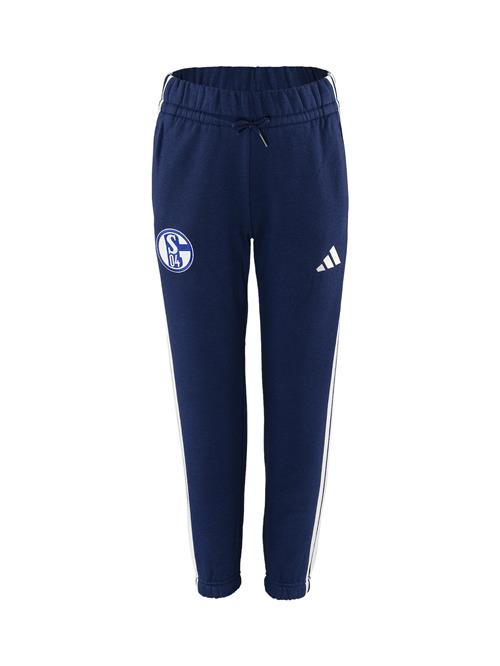 ADIDAS PERFORMANCE Sportsbukser 'FC Schalke 04'  blå / hvid