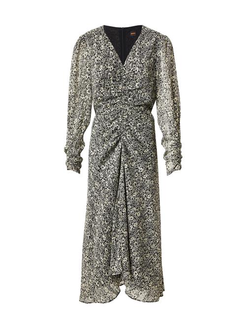 BOSS Kjole 'DERODEO'  lysebeige / grå / antracit