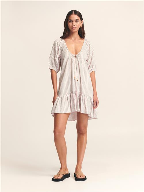 St MRLO Kjole 'Sora'  grøn / pastelpink