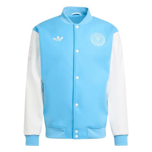 ADIDAS ORIGINALS Sweatjakke 'Inter Miami CF'  himmelblå / lyserød / hvid