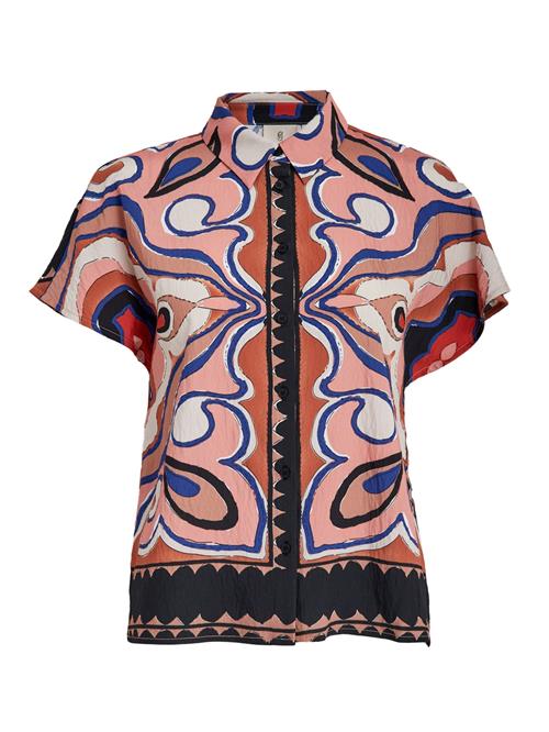 Peppercorn Bluse 'Hanny'  blå / pink / sort / hvid