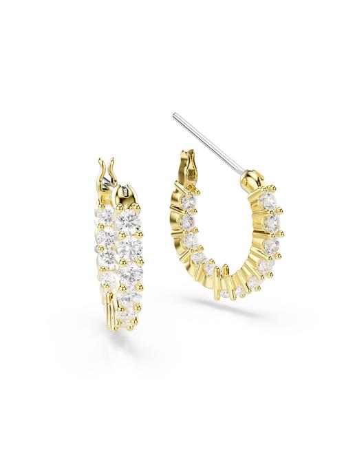 Swarovski Øreringe 'Matrix'  guld / transparent