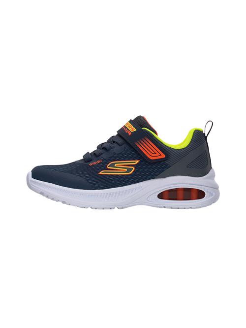 SKECHERS Sneakers 'MICROSPEC MAX ADVANCE-SQUAD-P'  marin / neongul / orange