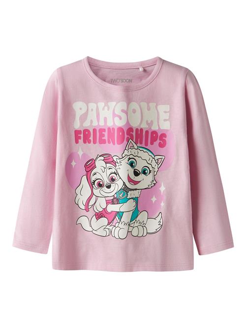 TWO SOON Bluser & t-shirts 'Paw Patrol'  ecru / pink / lyserød / sort