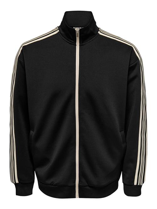 Only & Sons Sweatjakke 'ONSRiber'  champagne / sort