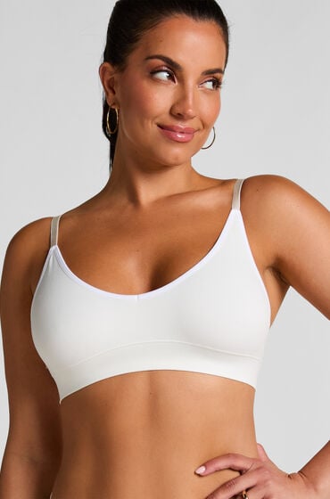 Hunkemöller Dide trekantsbralette Hvid