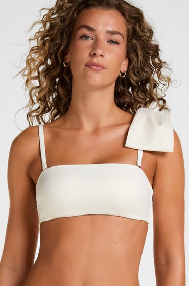 Hunkemöller Bandeau Bikini Top Como Hvid