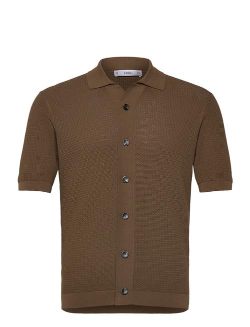 Mango | Structured Knitted Shirt | L