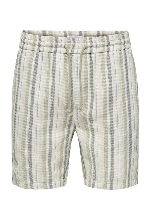 ONLY & SONS | Onstrev Life Reg Struc Stripe Shorts | S