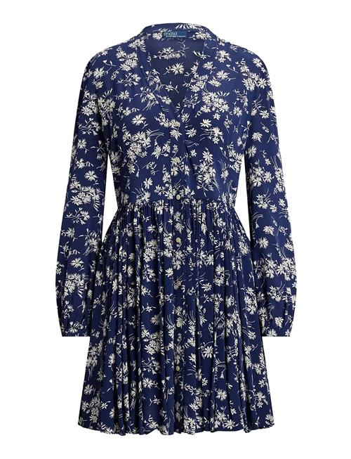 Polo Ralph Lauren | Floral Buttoned Crepe Dress | 34