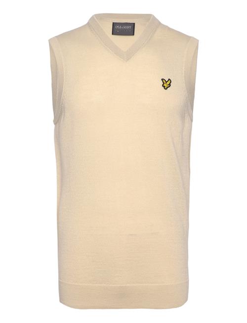 Lyle & Scott Sport | Merino Blend Knitted V-Neck Vest | XL