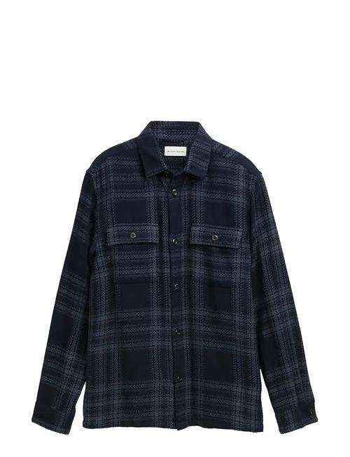 Tom Tailor | Knit-Look Checked Overshirt | XL