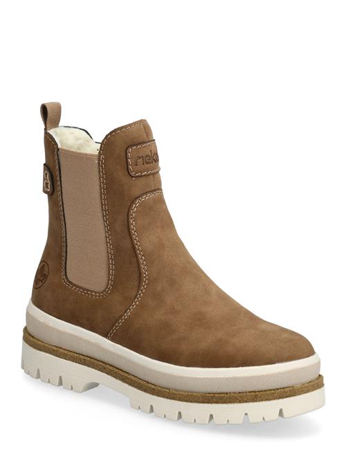 Rieker | Rieker Ladies Mid Height Boots Y6260-24 Brown | 42