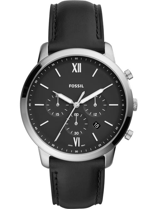 FOSSIL Analogt ur 'FS5452'  sort / sølv