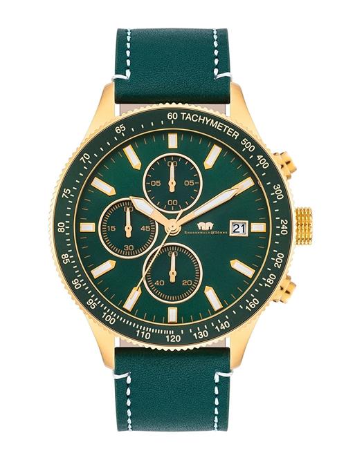 Rhodenwald & Söhne Analogt ur  gylden gul / grøn