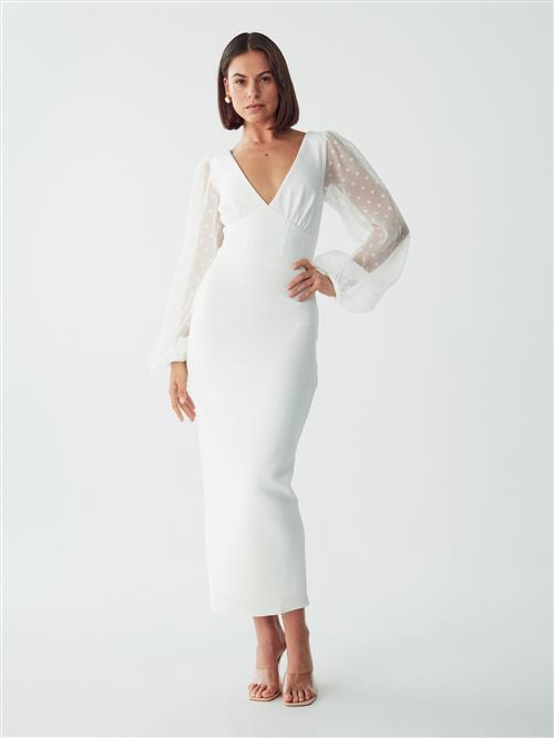 BWLDR Kjole 'JACOBS '  transparent / hvid