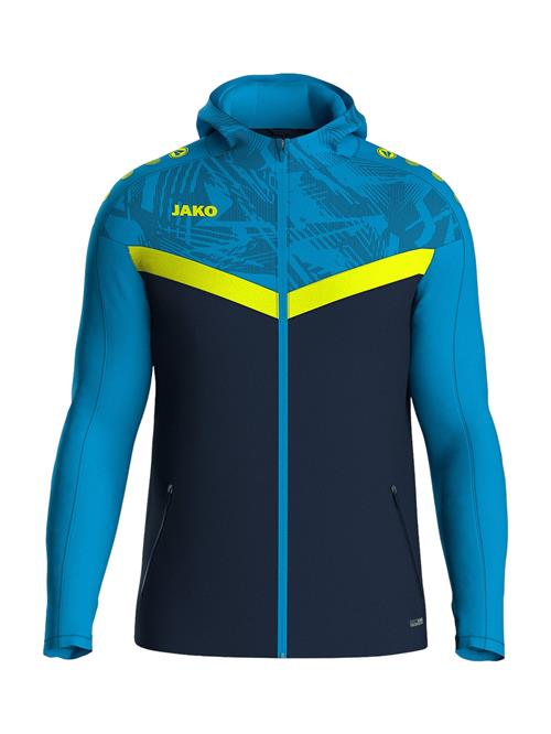 JAKO Sportsjakke  navy / lyseblå / neongul